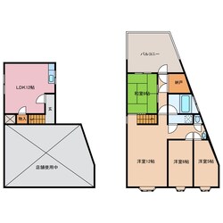 コーワ借家の物件間取画像